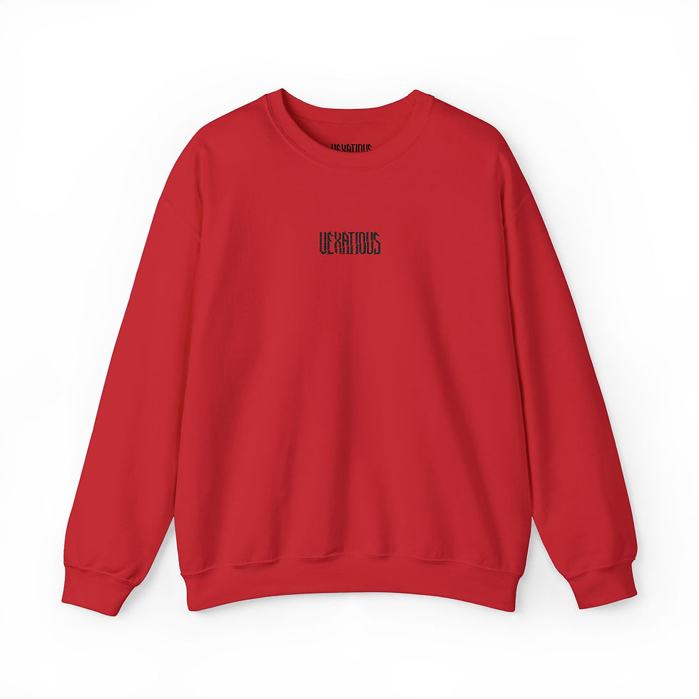 Thumbnail: Vexatious Small Logo Embroidered Heavy Blend™ Crewneck Sweatshirt