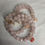 Thumbnail: Light pink flowered beaded bracelet 