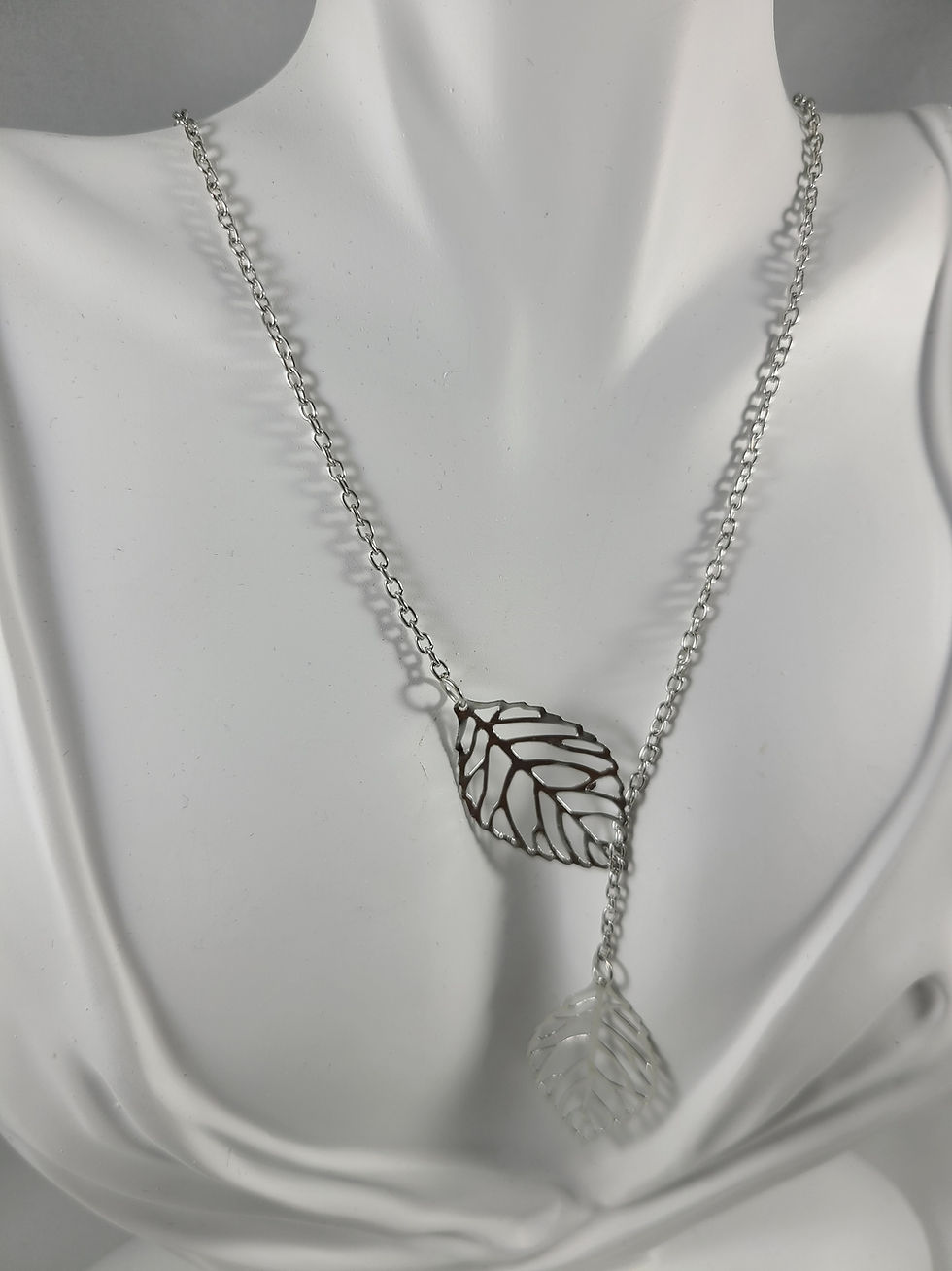 Thumbnail: Double Leaf Necklace