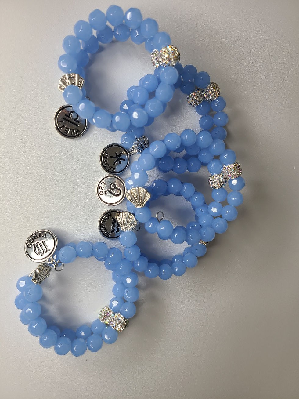 Thumbnail: Blue Zodiac Beaded Bracelet