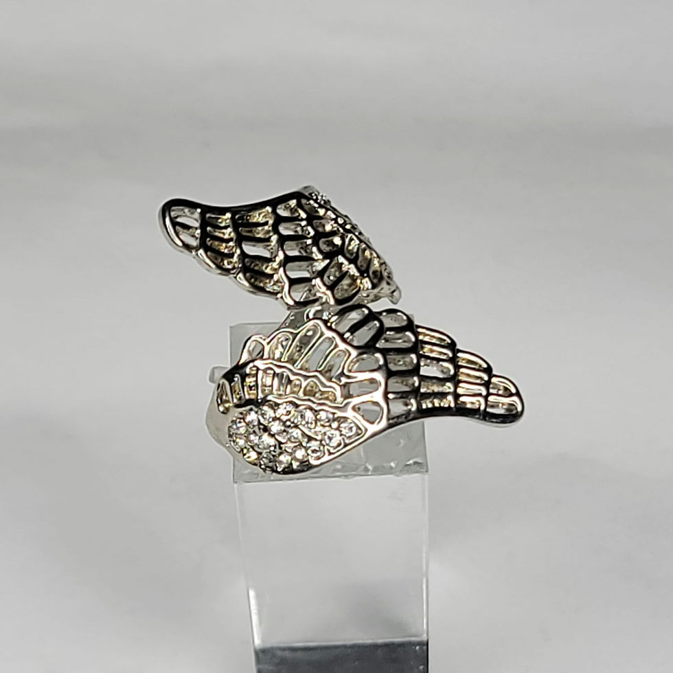 Thumbnail: Crystal Wings Angel Ring