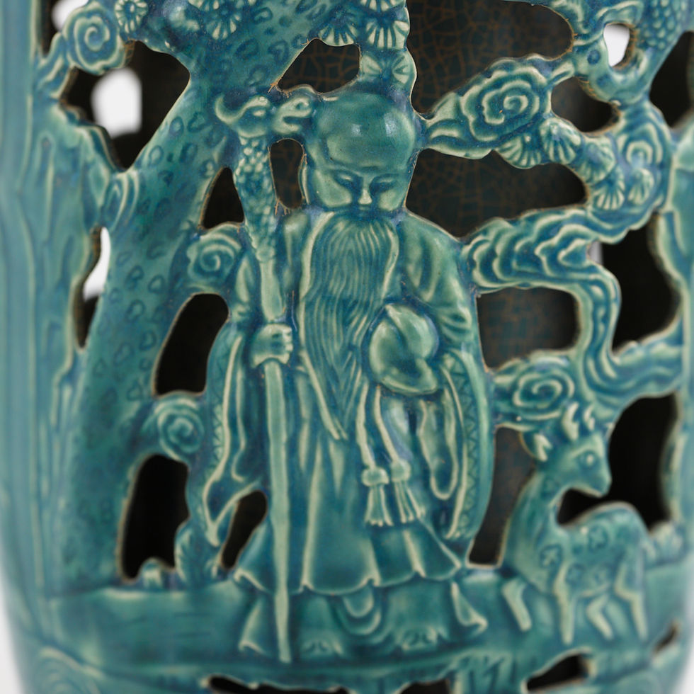 Thumbnail: Chaiyao hollow Fushou appreciation bottle