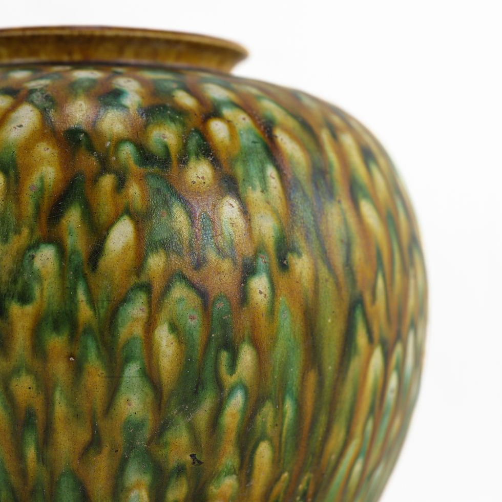Thumbnail: Tang Tri-Color Glazed Ceramics Jar