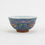 Thumbnail: A blue-bottomed famille rose flower bowl with a Yongzheng reign mark.