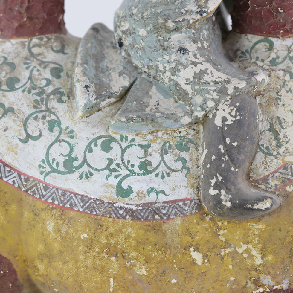 Thumbnail: Painted Tang Figurine Of A Person With A Camel On Pottery