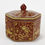 Thumbnail: Hexagonal Covered Jar with Yellow-Enamelled Dragon and Phoenix Design on Red