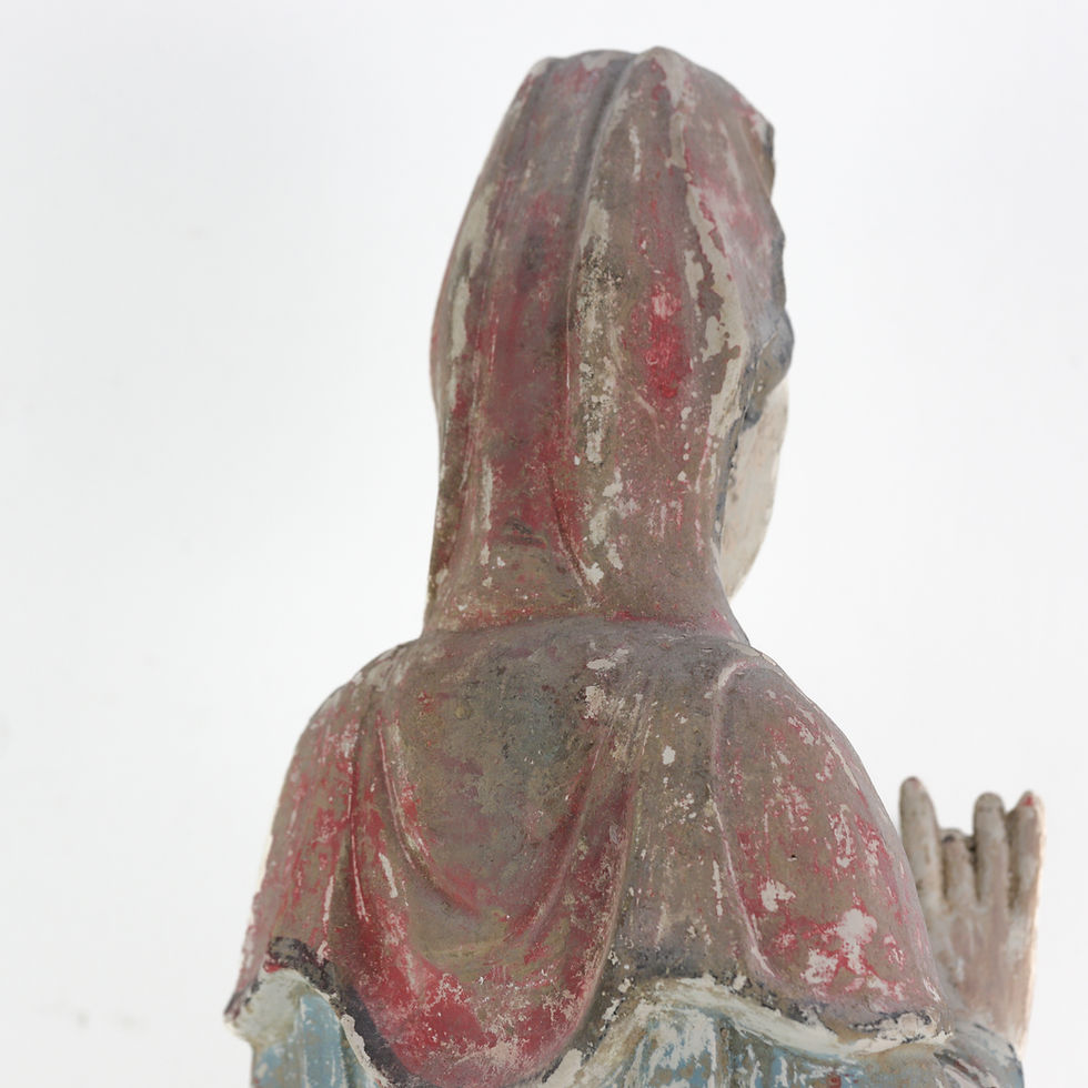 Thumbnail: Sui-Tang Painted Guanyin Bodhisattva Statue