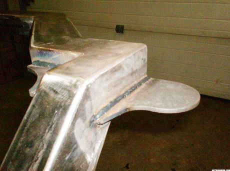 Photos of Matthew Taylor rebuilding a 1931 Ford Slant Window 