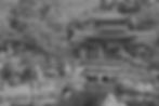 Asian temple with pond