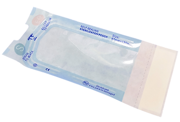 a package of self-sealing sterilization pouch.