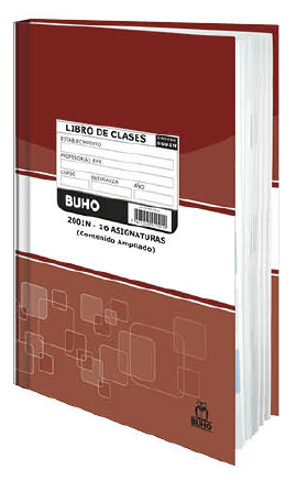 libro clases 16 asignaturas