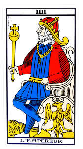 L'Empereur, quatrième arcane dans le Tarot de Marseille