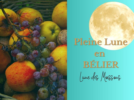 pleine lune en bélier dite lune des moissons