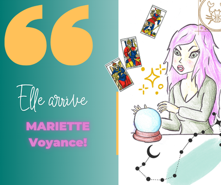 "Mariette" : un livre entre ésotérisme, humour et vérités du terrain – Point d'étape sur sa création