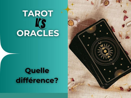 Quelle différence entre un tarot et un oracle?