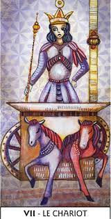 Le chariot dans diverses versions du tarot