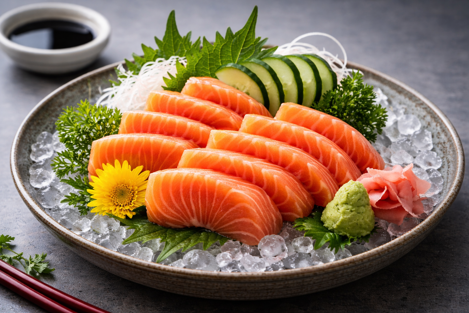 Arranged Food and Objects