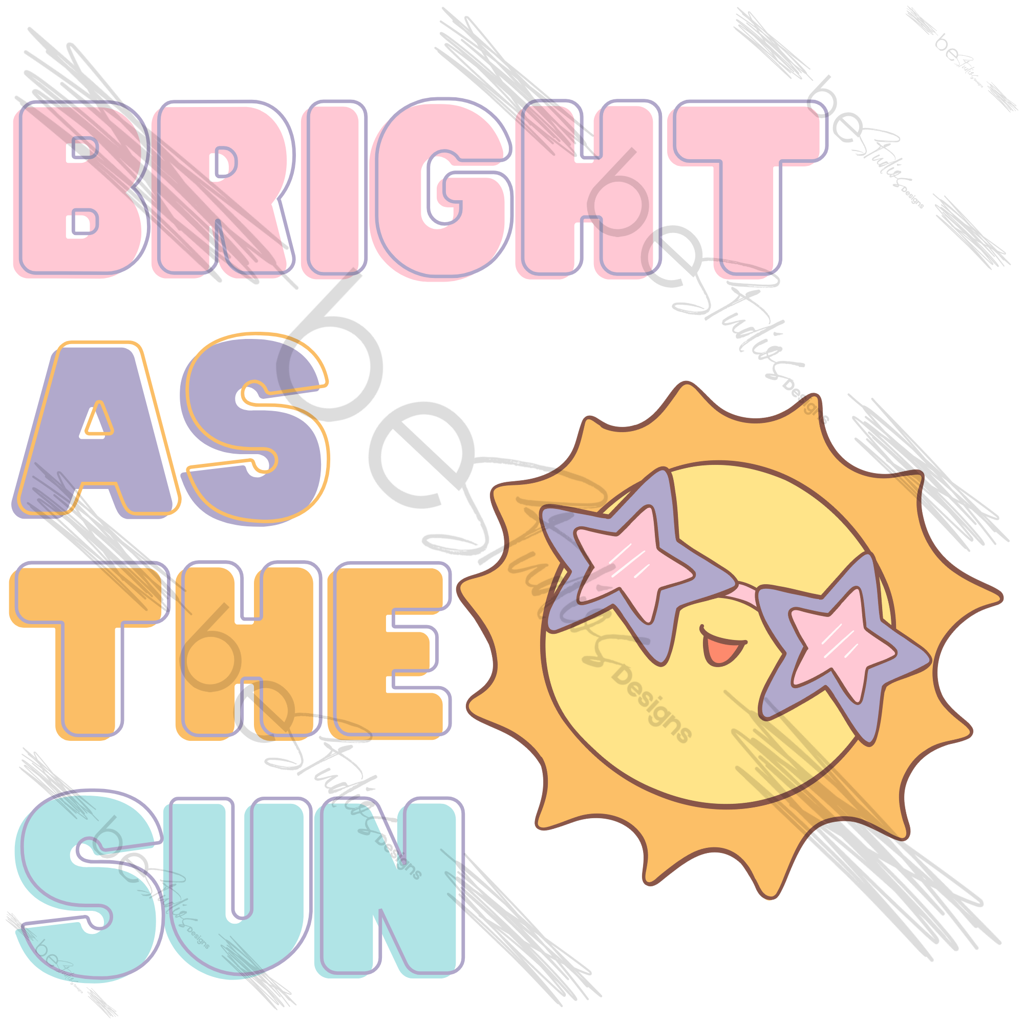 Bright As The Sun Digital Design
