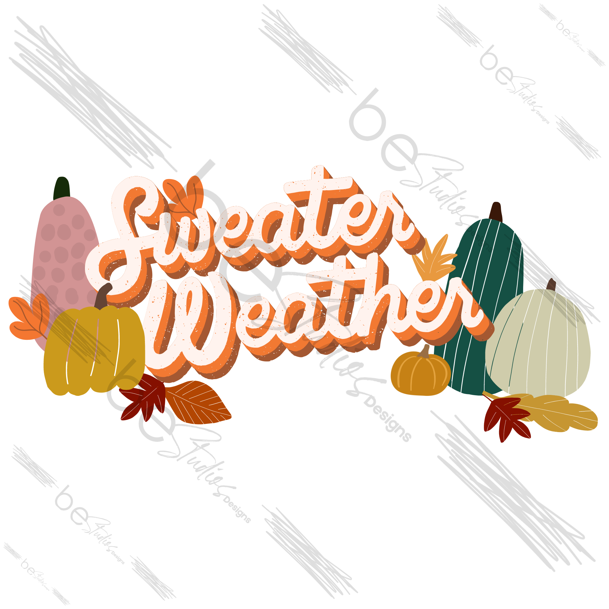 Sweater Weather Digital Design