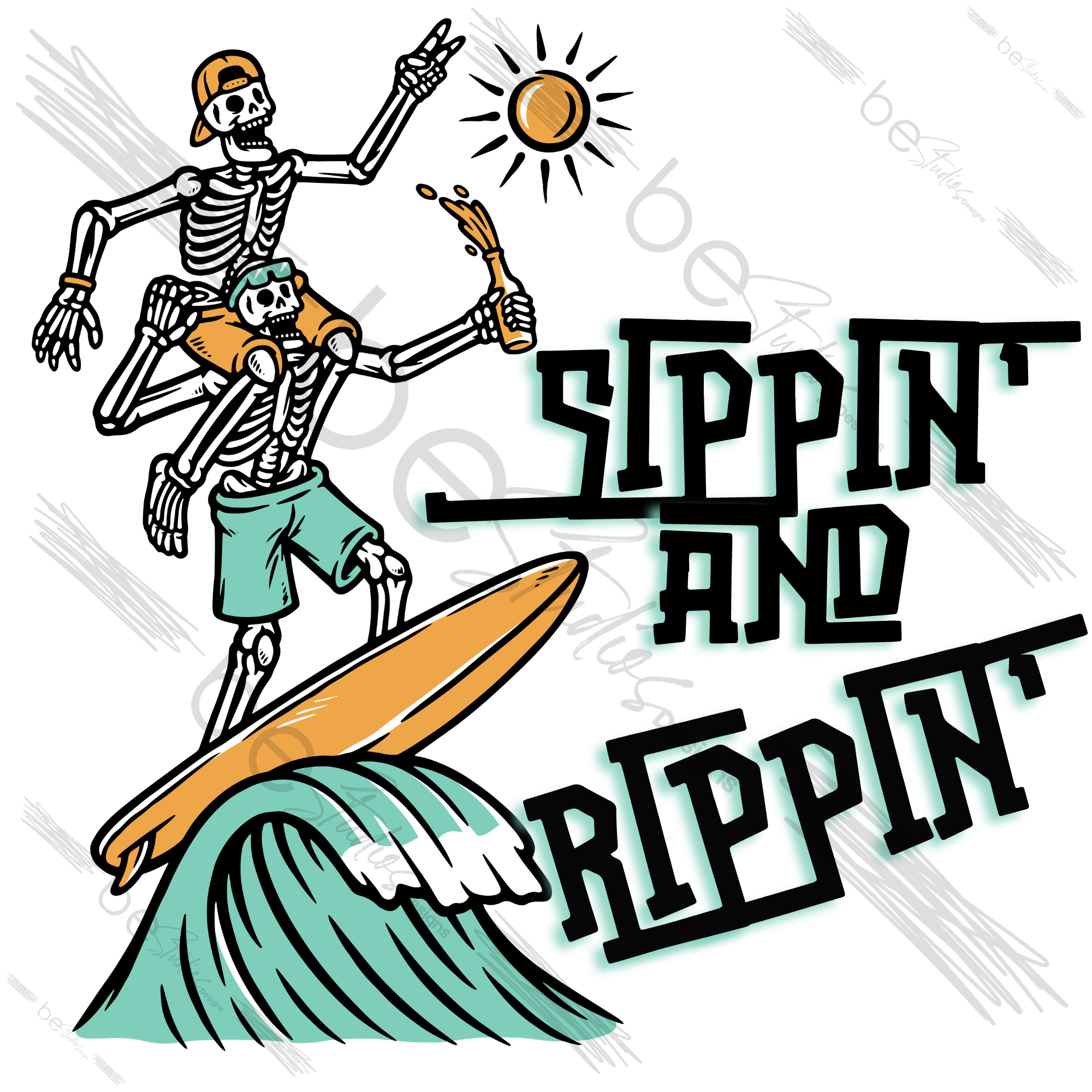 Sippin' And Rippin' Digital Design