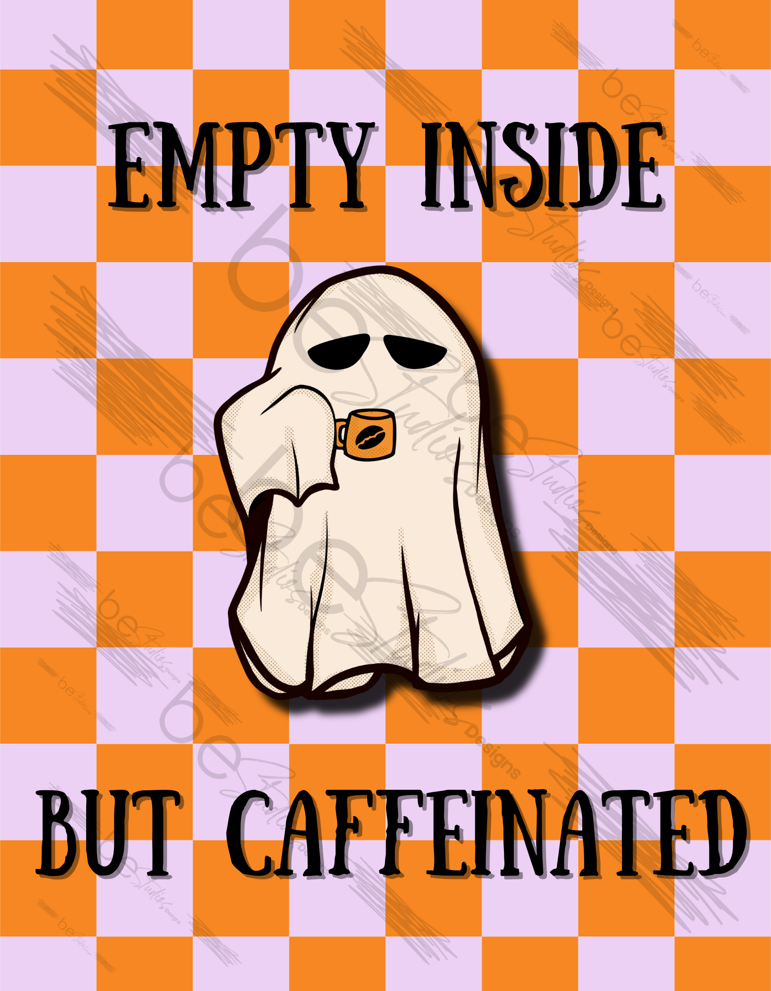 Empty Inside But Caffeinated Digital Design
