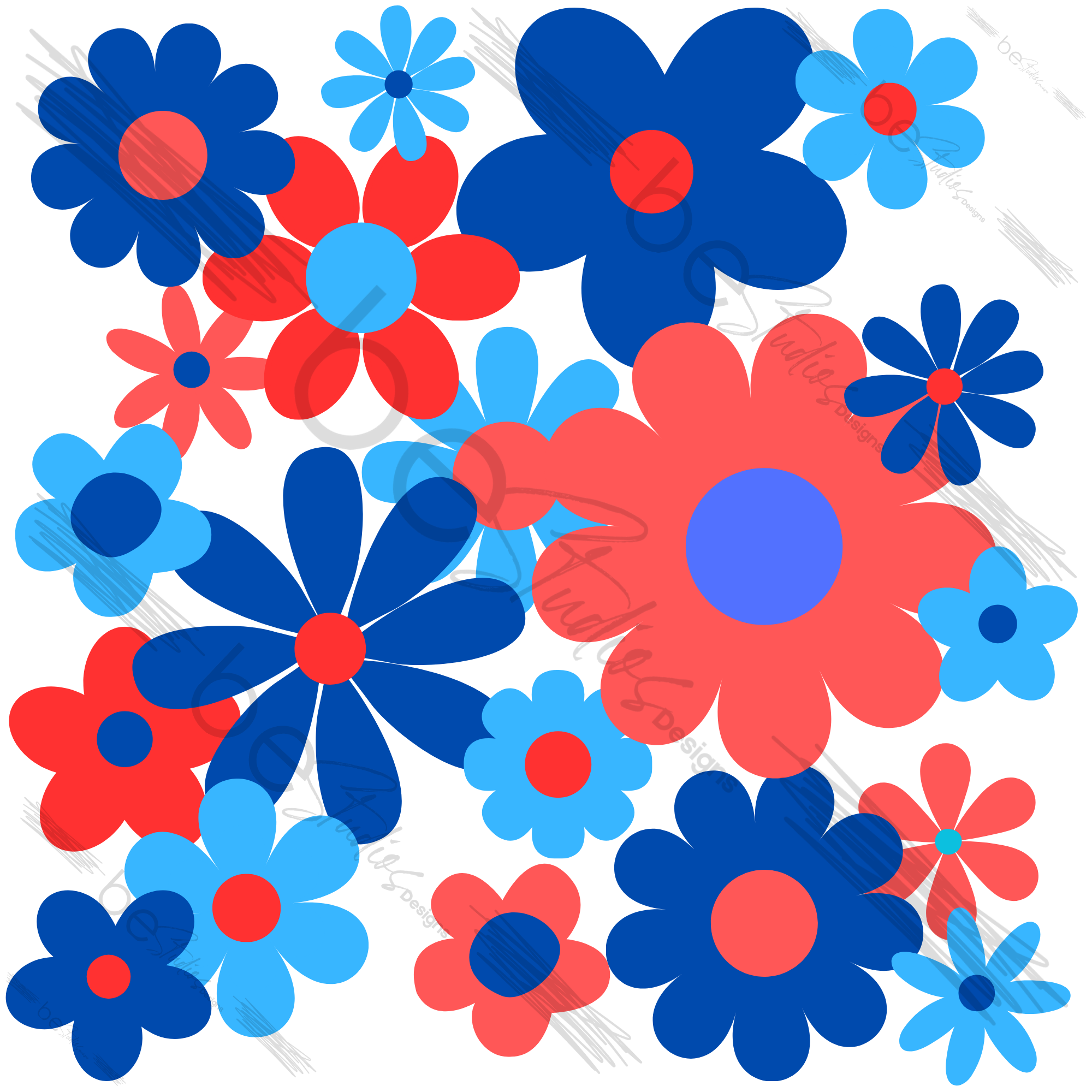 American Flowers Digital Design