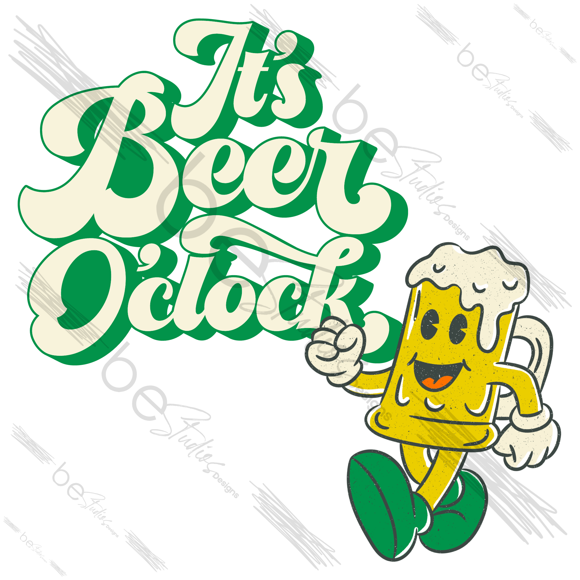 It's Beer O'clock Digital Design