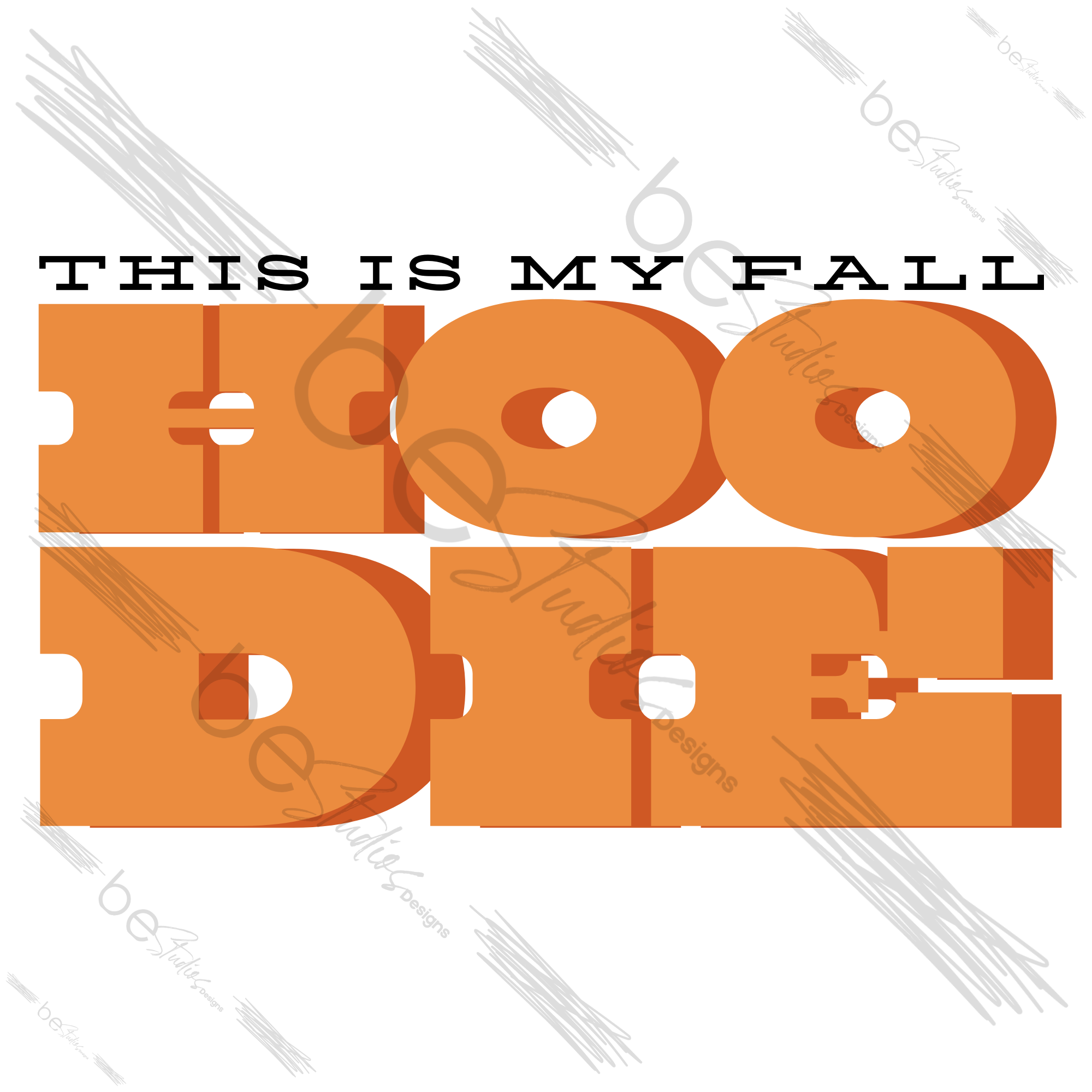 This Is My Fall Hoodie Big Digital Design