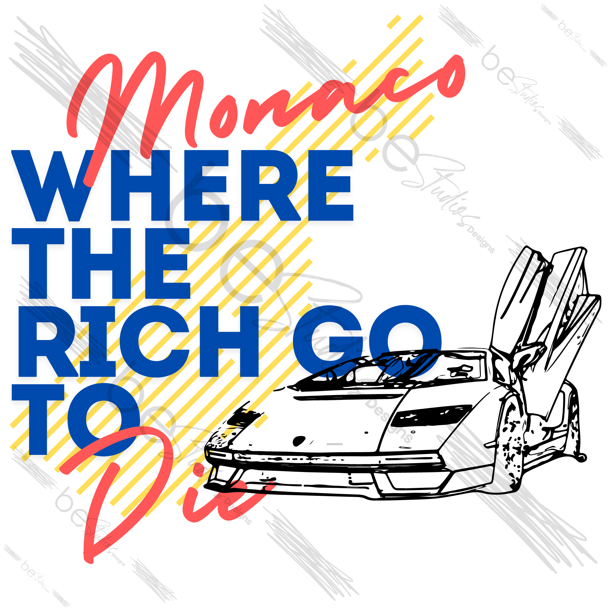 Monaco Where The Rich Go To Die Digital Design