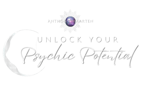 "Anthon St. Maarten Unlock Your Psychic Potential program logo.
