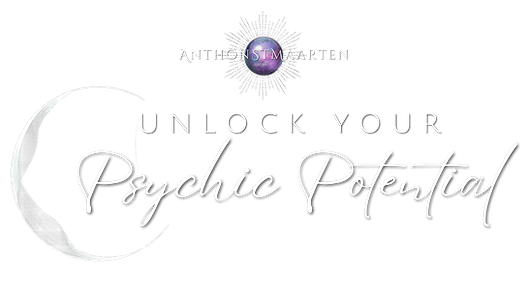 "Anthon St. Maarten Unlock Your Psychic Potential program logo.