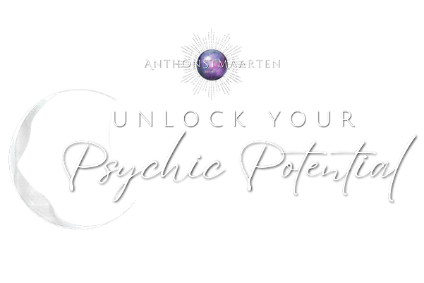 "Anthon St. Maarten Unlock Your Psychic Potential program logo.