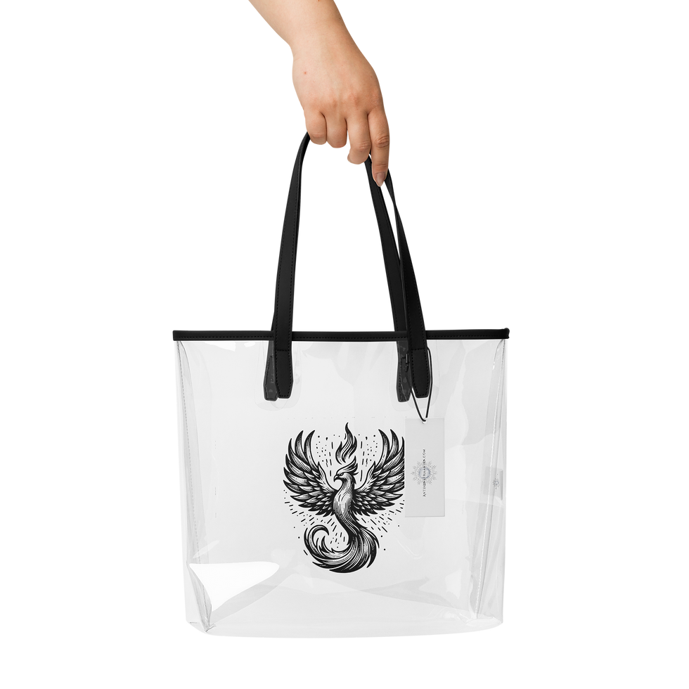 Thumbnail: Phoenix Rising Clear Tote Bag