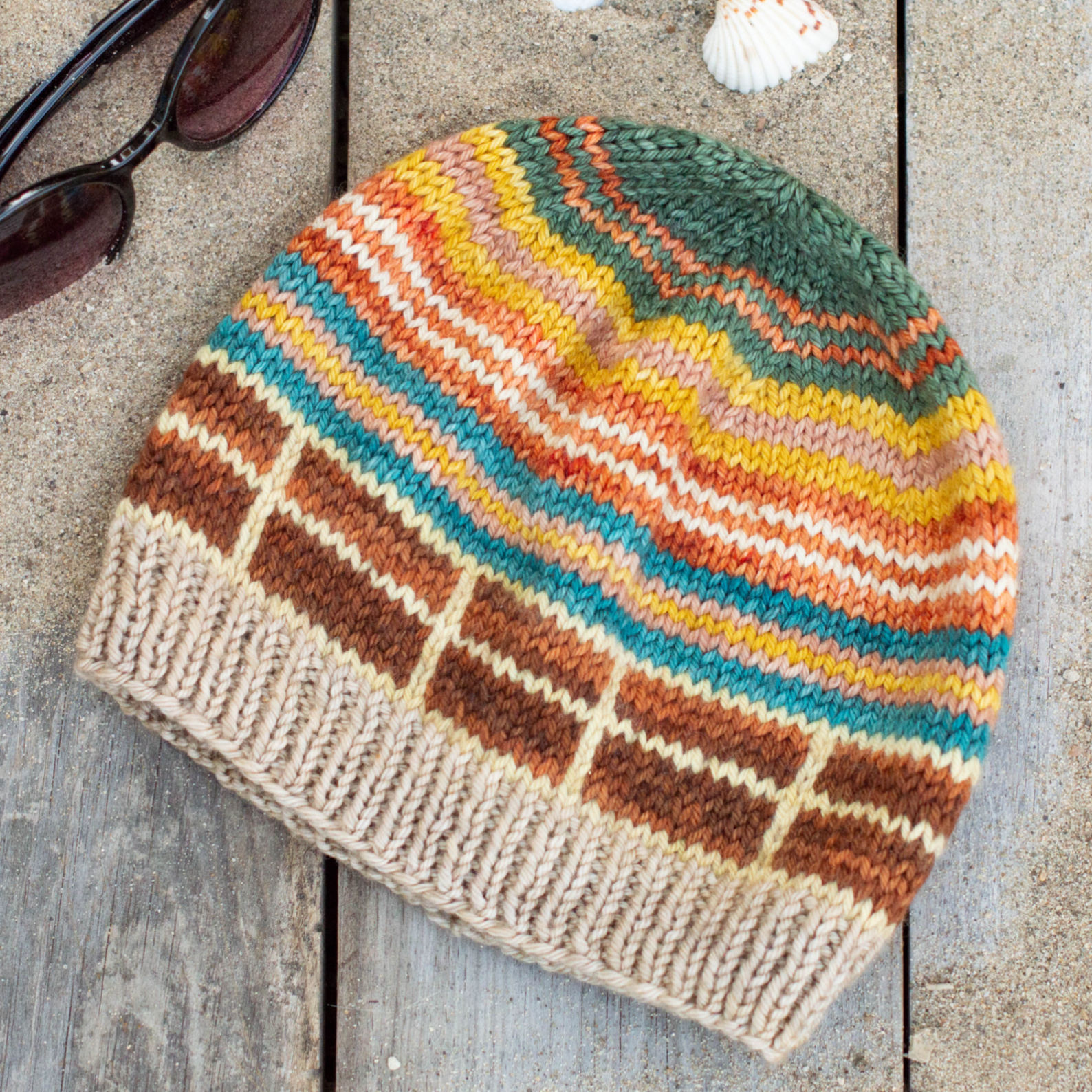 SoCal Surf Beanie Pattern