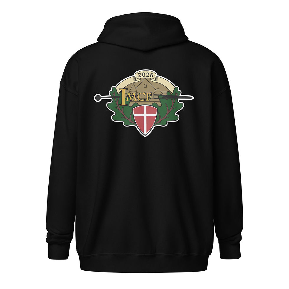 Thumbnail: Zip Hoodie with Logo on the back