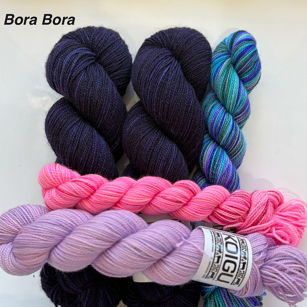 Thumbnail: Against the Current Shawl Kits with Koigu
