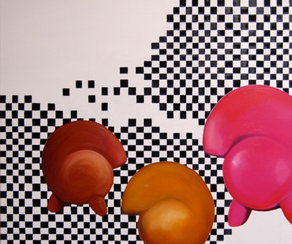 tableaux colorés années soixante (60)