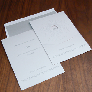 Card HLC-ITS-E

SD Crystal Cover previously called Crystal (Top Layer) Two Sided Printing

Die-Cut

Silver Thermography (Artwork)

Silver Flat (Inside Wording)

5.25" x 7.75" Short Folded (A8, Classic Card Size)

 

 

White A8 Square Flap Envelope (optional colors and flaps)

Envelope Liner (optional) SD Silver Text previously called Mica

Return Addressing (optional)

Digital Guest Addressing (optional)