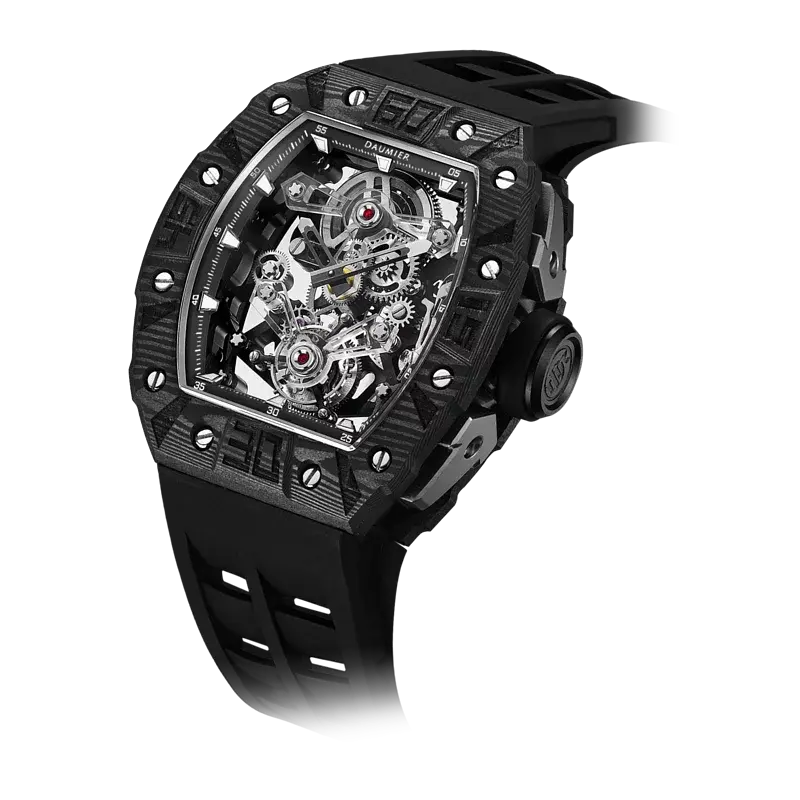 縮圖：Daumier DMT03F 碳纖維 藍寶石表面 陀飛輪 限量版系列