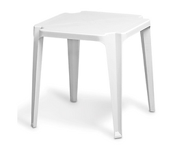 Mesa Quadrada de Plástico