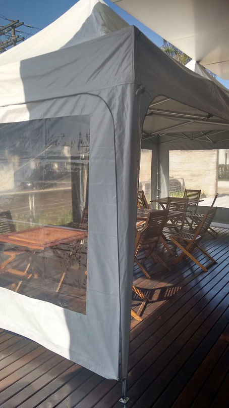 Tenda Fechamento com plástico transparente ​ Tamanhos 3x3 e 4x4