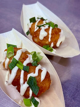canapes fish bites with aioli and spring onions.jpeg