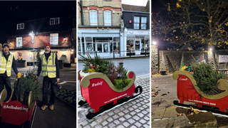 Sleighs in Dorking Town
