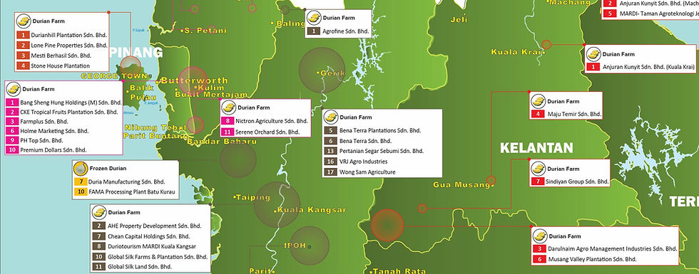 Thumbnail: 2025 ADV Map : Durian Map - Malaysia