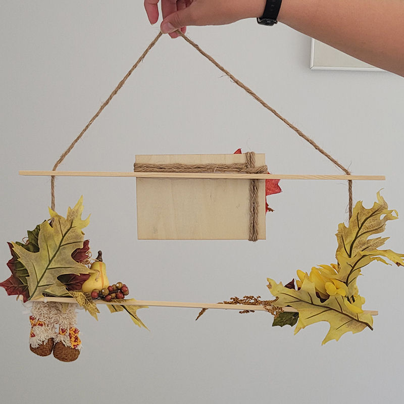 Autumn Hanging Sign - Back