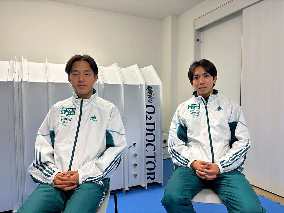 青山学院大学陸上競技部、塩出翔太選手と鶴川正也選手