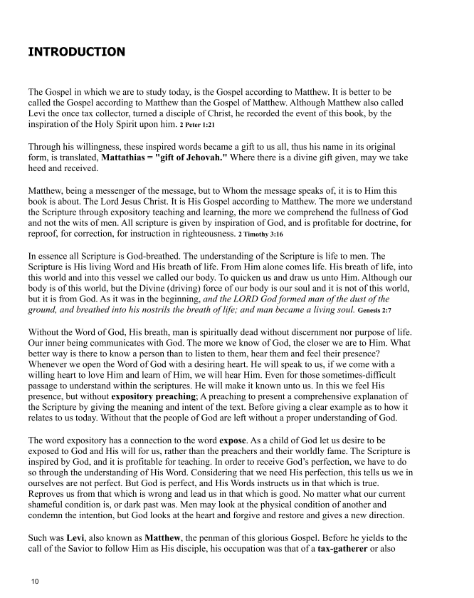 Thumbnail: The Genealogy of Christ: The Lesson Therein An expository commentary.