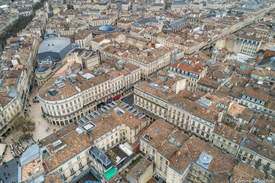 Photos prises par drone lors d'un reportage