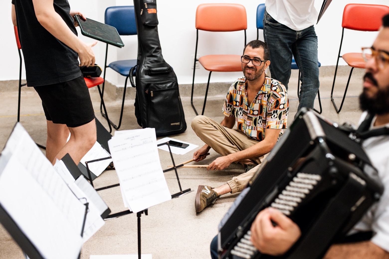 Encontro Sala Nelson Ferreira antes do show, Praça do Arsenal   | Foto por Hannah Carvalho