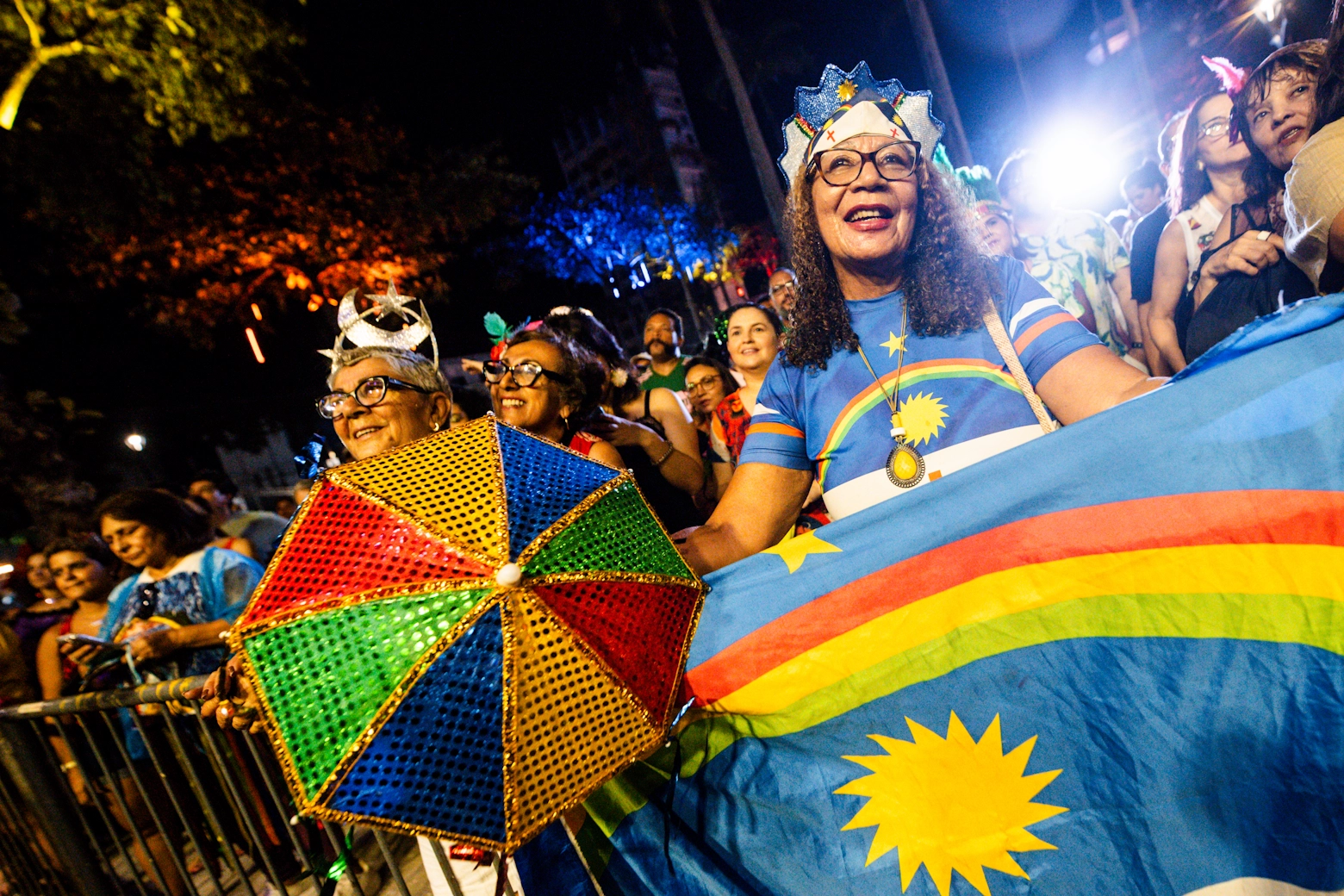 Foliã na frente do palco, Praça do Arsenal   | Foto por Hannah Carvalho